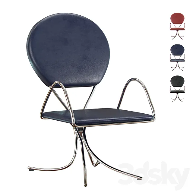 Poul Henningsen 1932 Chair 3DS Max - thumbnail 3