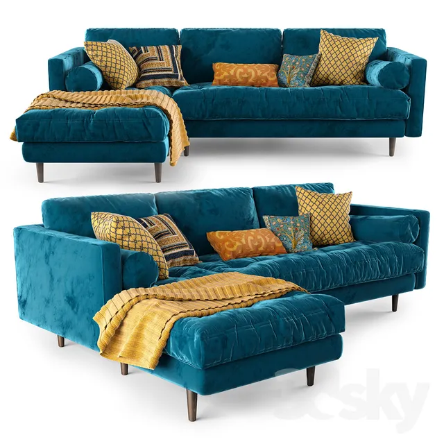 Furniture – Sofa 3D Models – 0360