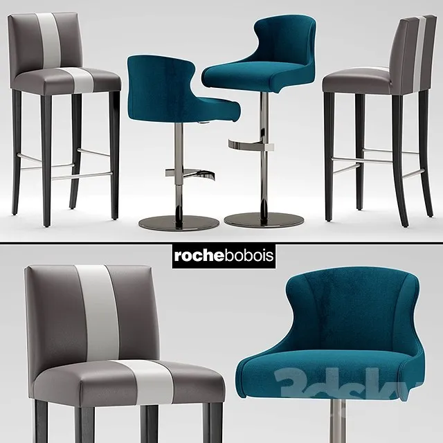 Chair and Armchair 3D Models – 0355