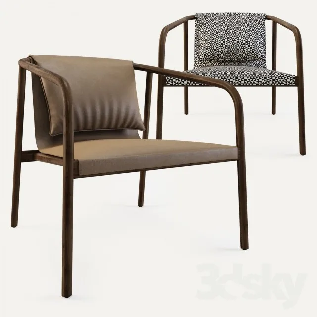 Chair and Armchair 3D Models – 0382