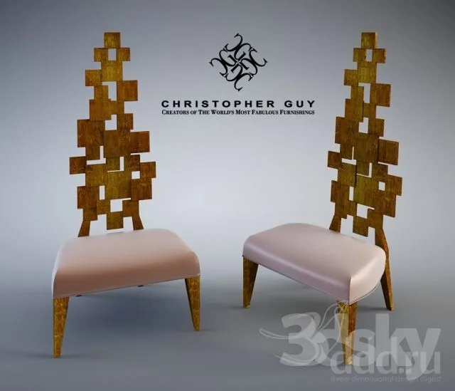 Chair and Armchair 3D Models – 0383