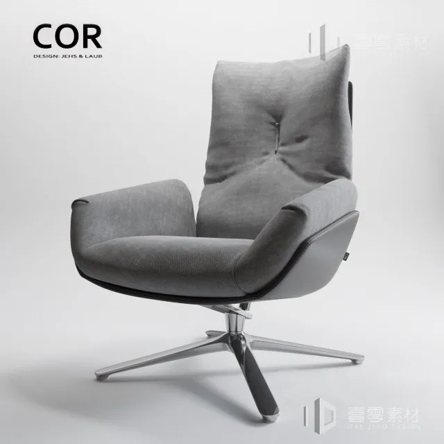 Chair and Armchair 3D Models – 0389