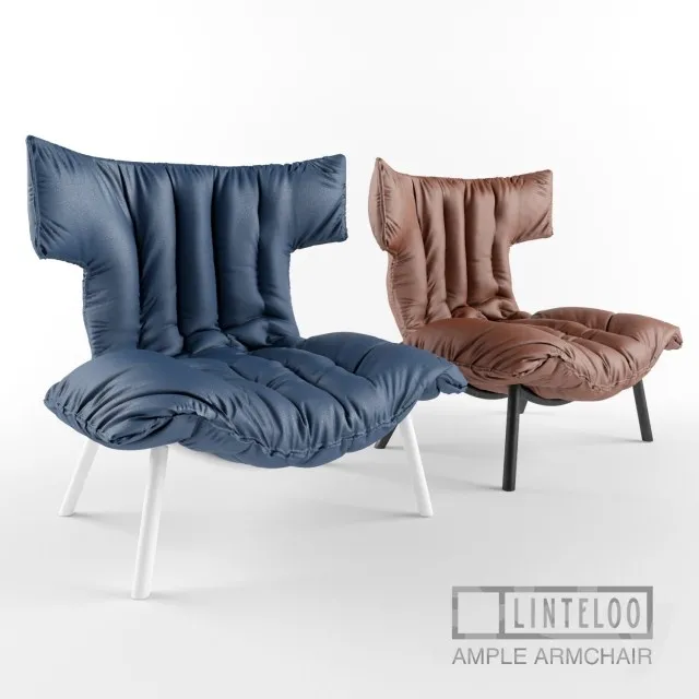 Linteloo Ample armchair by Sebastian Herkner 3DS Max - thumbnail 3