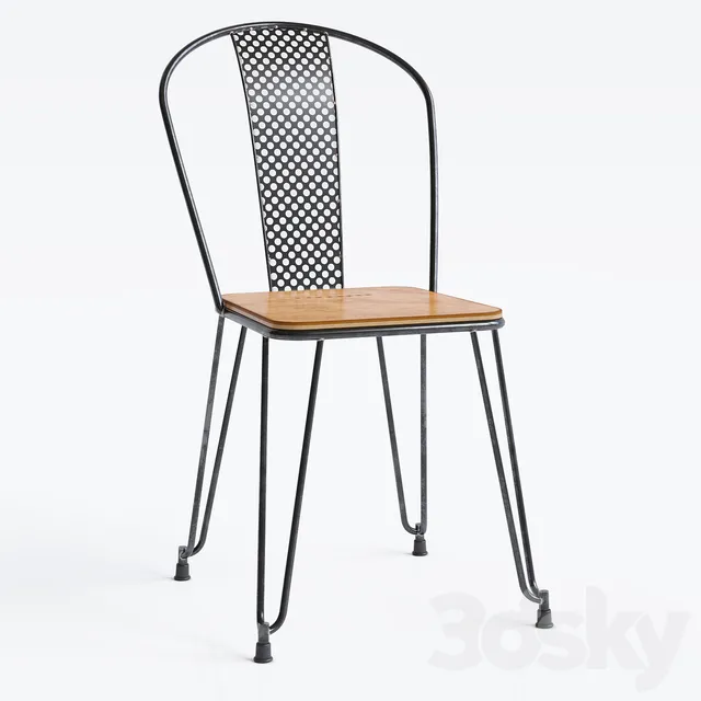 Napier Dining Chair 3DS Max - thumbnail 3