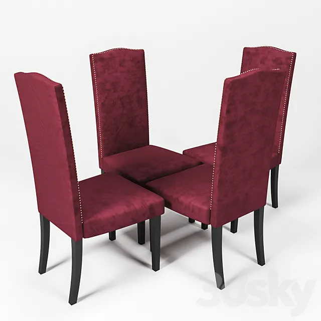 Chair and Armchair 3D Models – 0437