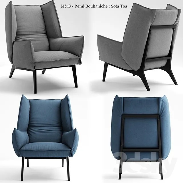 Chair and Armchair 3D Models – 0447