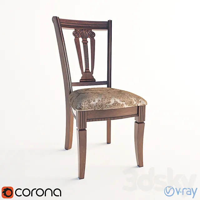 Chair and Armchair 3D Models – 0452