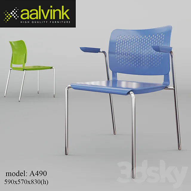 Chair and Armchair 3D Models – 0460