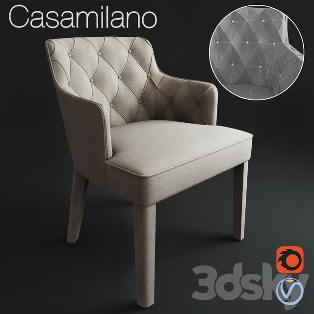 Chair and Armchair 3D Models – 0462