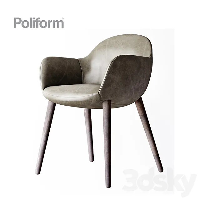 Chair and Armchair 3D Models – 0474