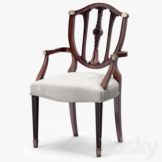 Chair and Armchair 3D Models – 0491