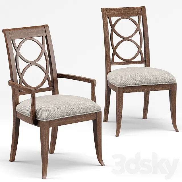 Chair and Armchair 3D Models – Anthony Baratta Asher Chairs