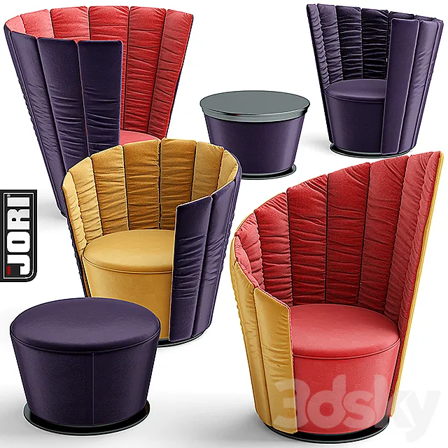 Chair and Armchair 3D Models – Armchairs Armchair Sogood Jori