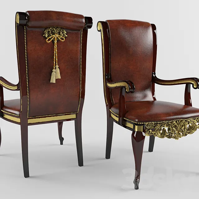 Chair and Armchair 3D Models – Arredamenti Grand Royal art.409P