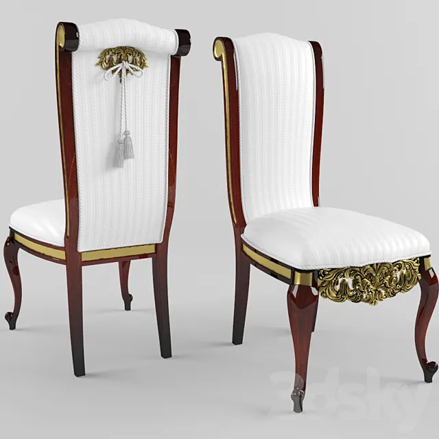 Chair and Armchair 3D Models – Arredamenti Grand Royal art.410