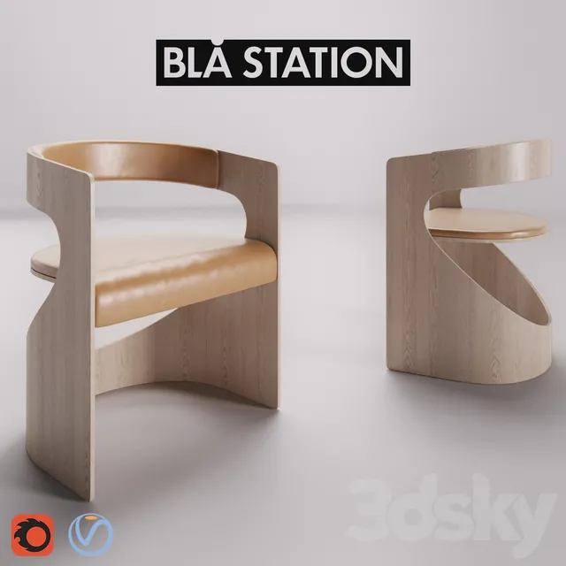 Chair and Armchair 3D Models – Bla Station Lucky