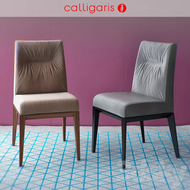 Chair and Armchair 3D Models – Calligaris TOSCA chair