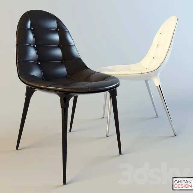 Chair and Armchair 3D Models – CAPRICE (Cassina) by Philippe Starck Extras