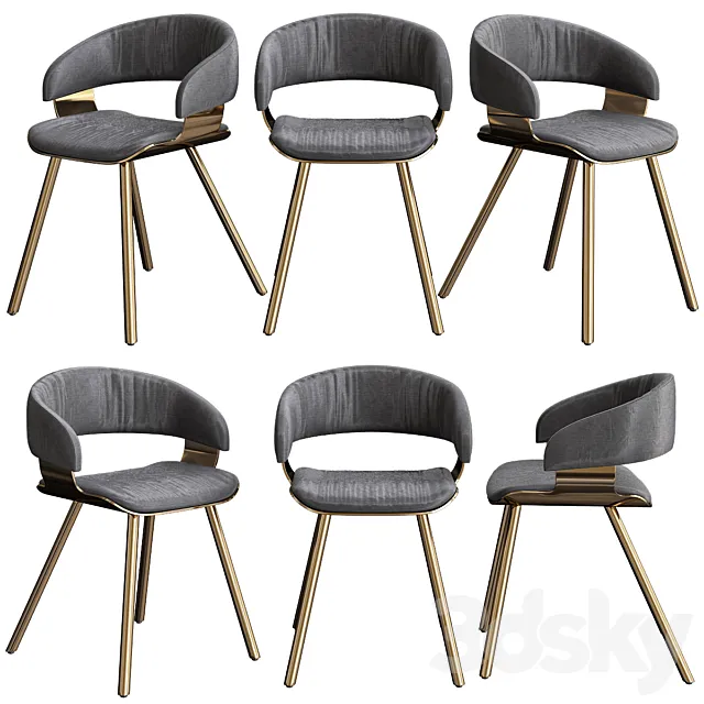 Chair and Armchair 3D Models – Chair Baxter