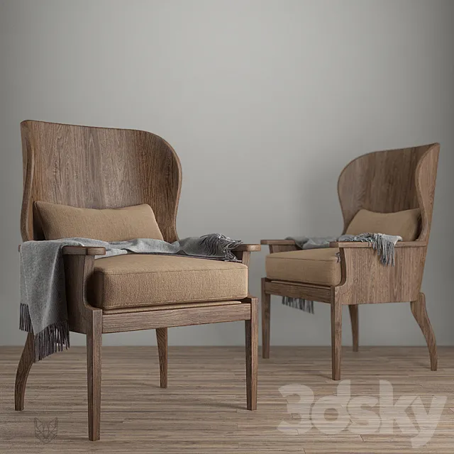 Chair and Armchair 3D Models – Chair beaumont