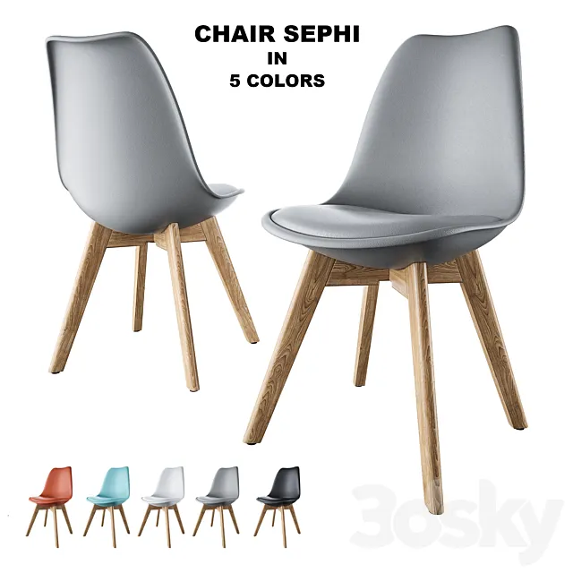 Chair and Armchair 3D Models – Chair Sephi