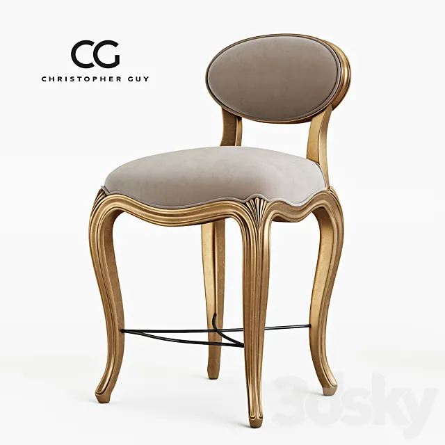 Chair and Armchair 3D Models – CHRISTOPHER GUY Cafe De Paris 60 0438