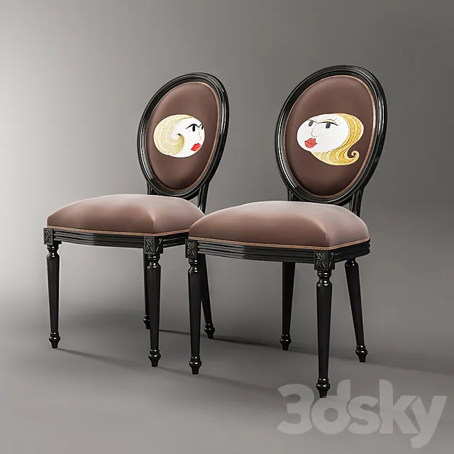 Chair and Armchair 3D Models – Creazioni Fiammetta