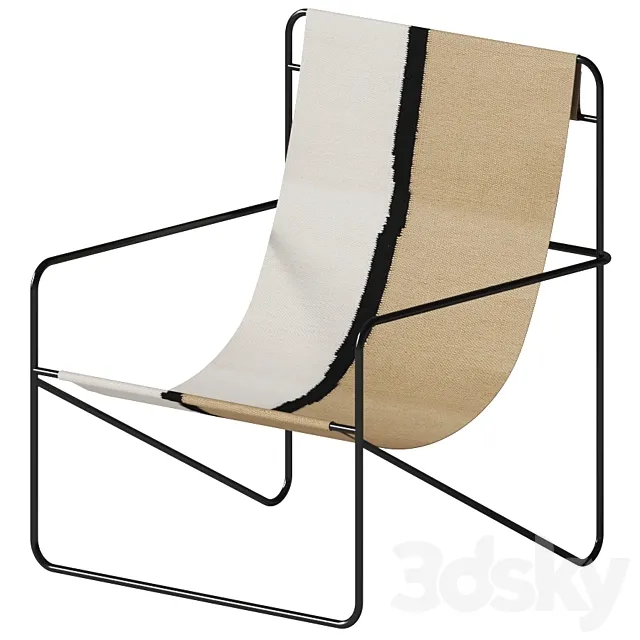 Chair and Armchair 3D Models – Desert Lounge Chair – SOIL