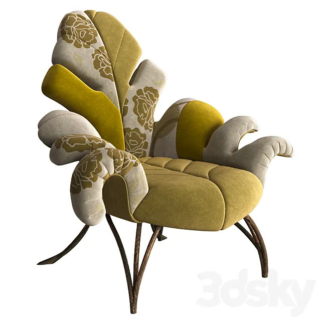 Chair and Armchair 3D Models – Dialma Brown DB006099