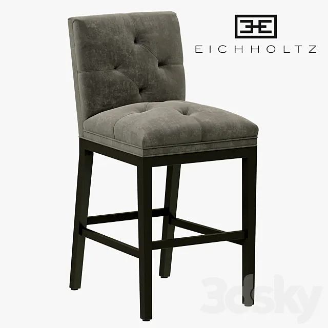 Chair and Armchair 3D Models – Eichholtz Bar Stool Cesare