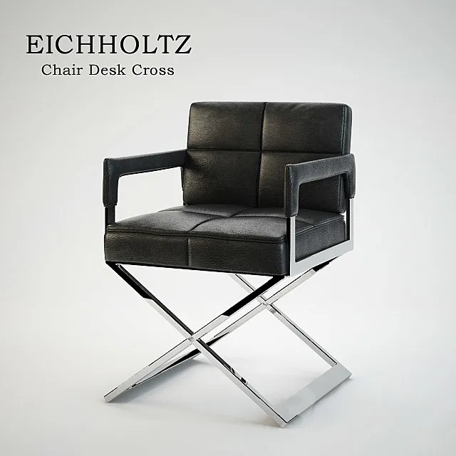 Chair and Armchair 3D Models – Eichholtz Chair Desk Cross