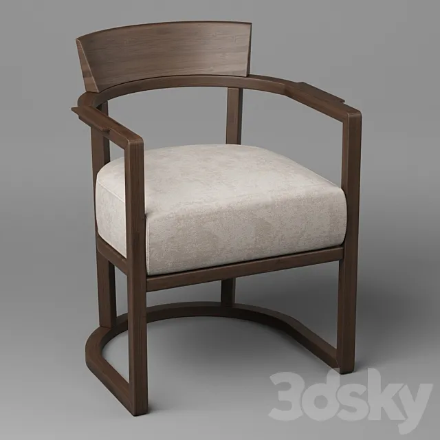 Chair and Armchair 3D Models – Flexform barchetta