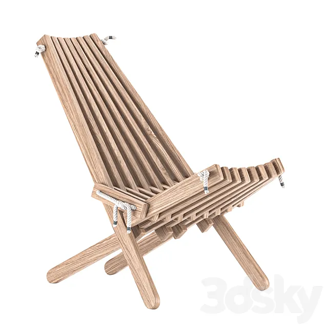 Chair and Armchair 3D Models – Garden Lounger Chair Kentucky