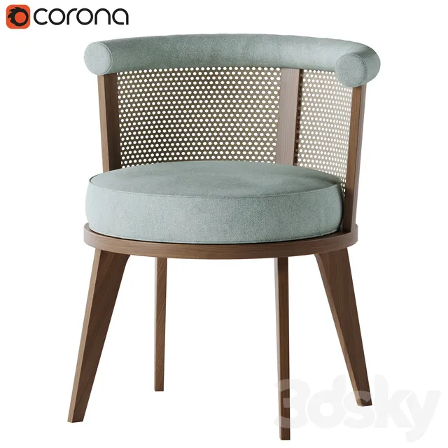 Chair and Armchair 3D Models – George Dining Chair (max; obj; fbx; c4d)