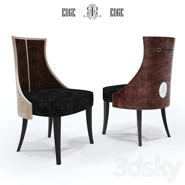 Chair and Armchair 3D Models – Glamorous Chair ART EDGE 3d model