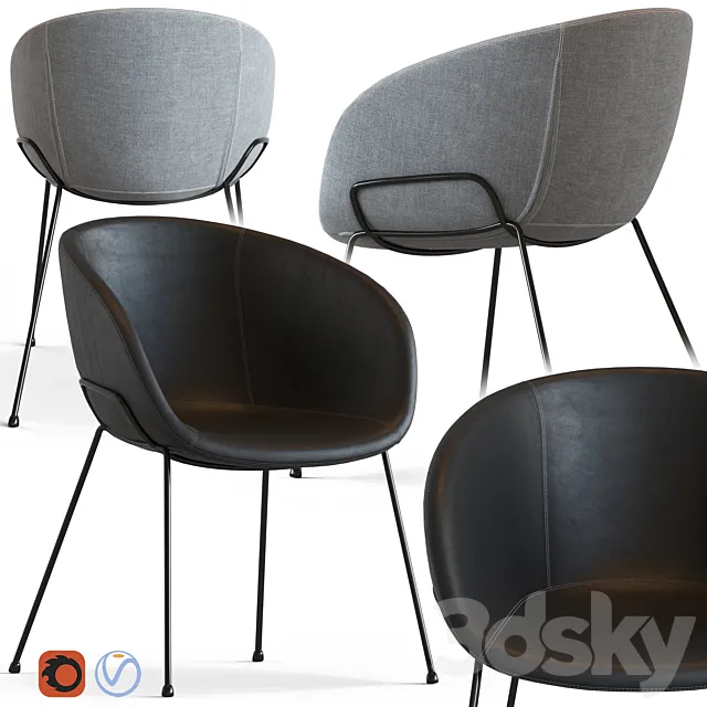 Chair and Armchair 3D Models – Globewest Duke Chair