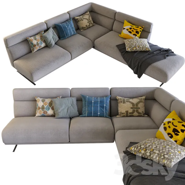 Furniture – Sofa 3D Models – 0395