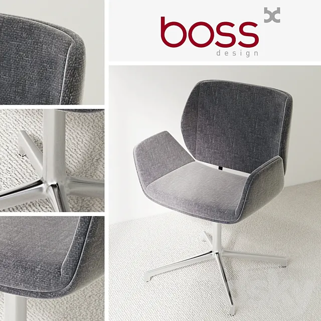 Chair and Armchair 3D Models – KRUZE Chair David Fox