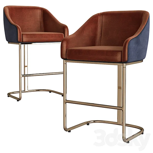 Chair and Armchair 3D Models – Lexington Astoria Bar 3d model