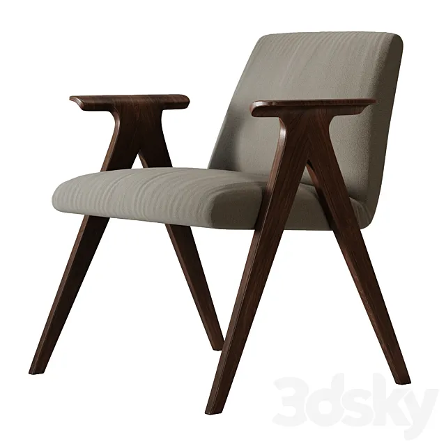 Chair and Armchair 3D Models – Libera Armchair by Stua