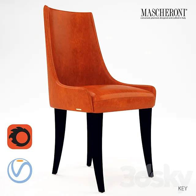 Chair and Armchair 3D Models – Mascheroni key