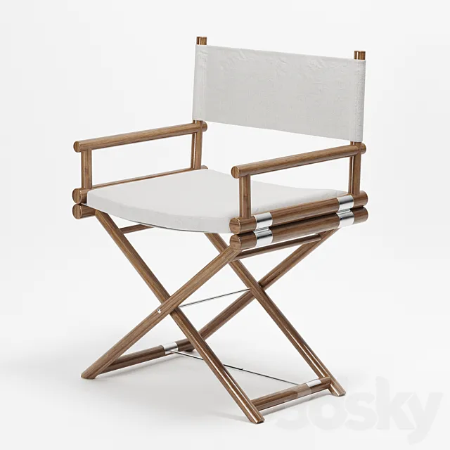 Chair and Armchair 3D Models – Modern Director Chair Braid MAXIM 3D model