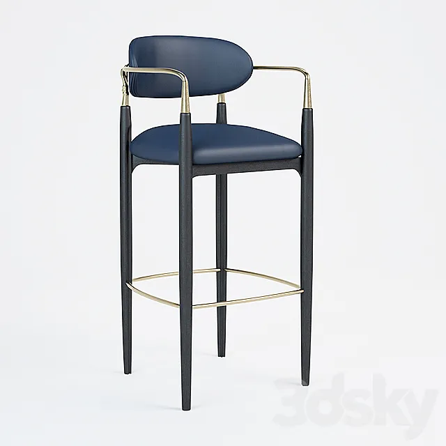 Chair and Armchair 3D Models – Nahema Bar Stool