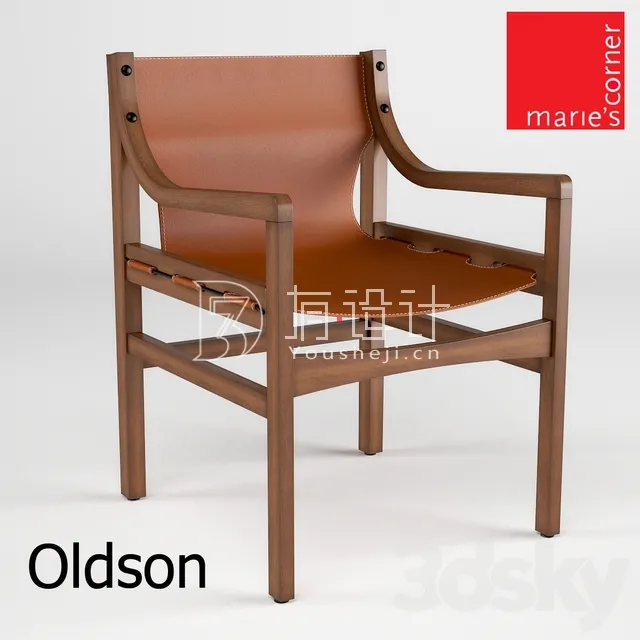 Chair and Armchair 3D Models – Oldson chair