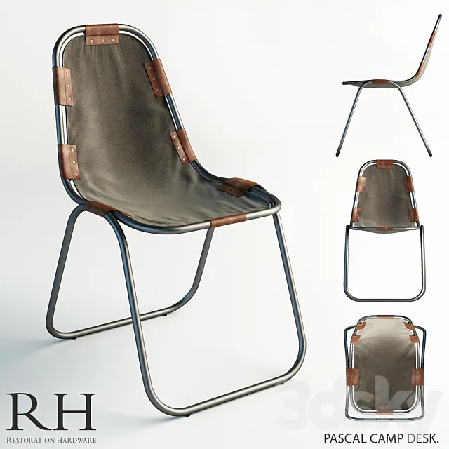 Chair and Armchair 3D Models – PASCAL CAMP DESK