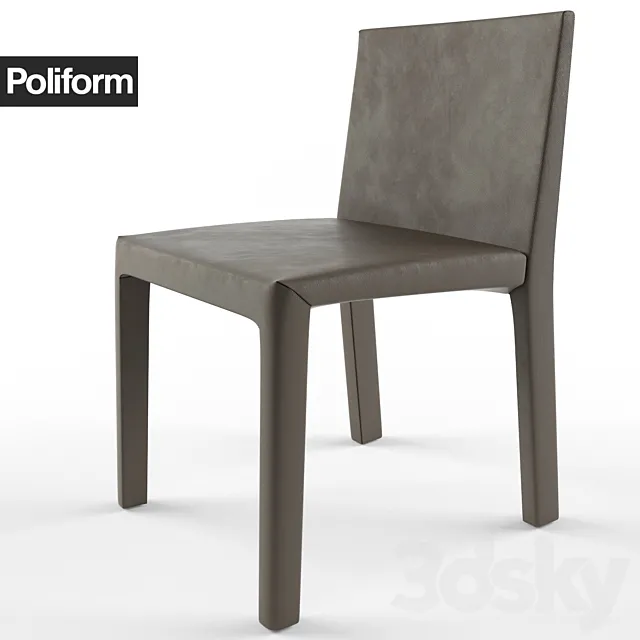 Chair and Armchair 3D Models – POLIFORM Fly Tre