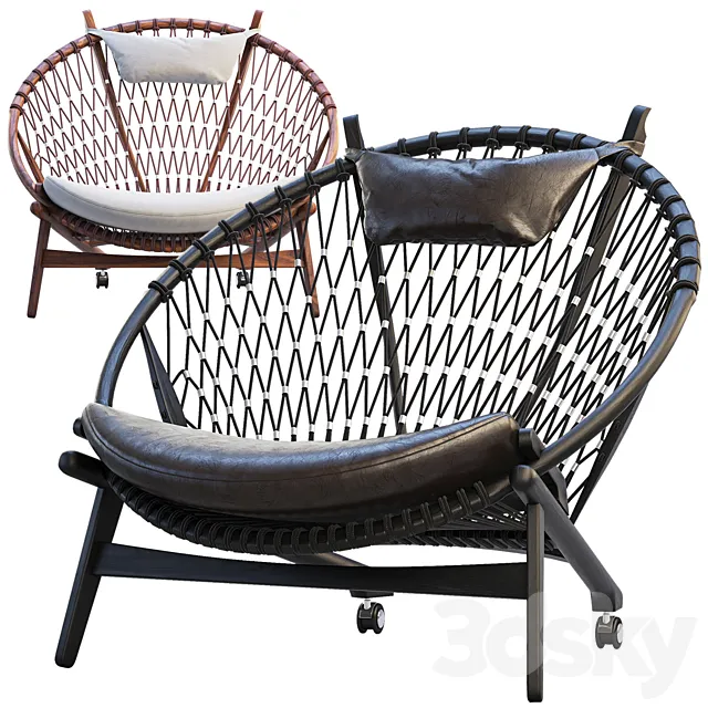 Chair and Armchair 3D Models – PP130 Circle Chair