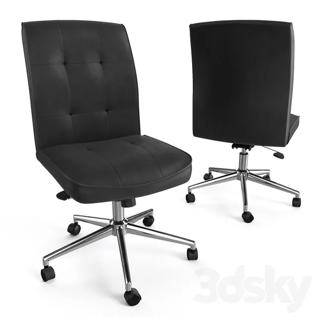 Chair and Armchair 3D Models – Slimline Tilt Task Chair
