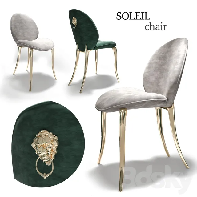 Chair and Armchair 3D Models – Soleil chair boca do lobo