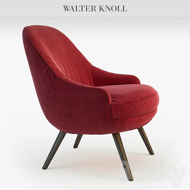 Chair and Armchair 3D Models – Walter Knoll chair 375